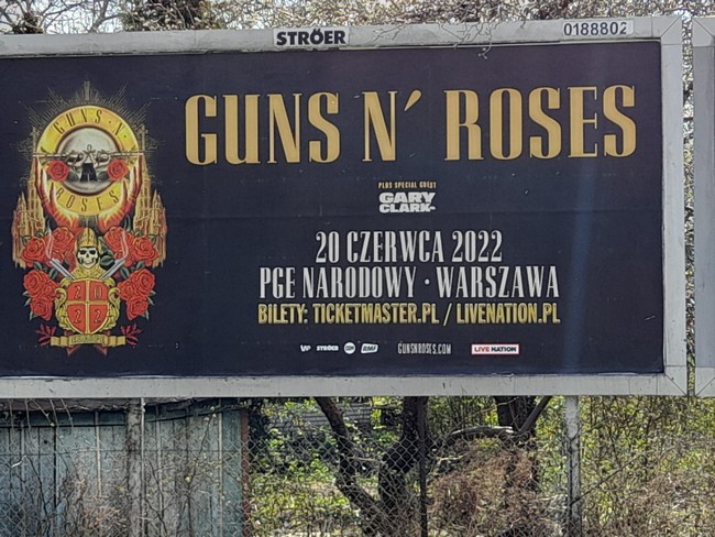 Billboard przy Ogródkach działkowych ul. Ssobieskiego 93